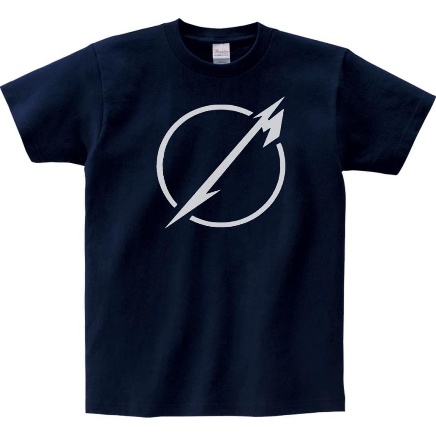 バンド ロック Tシャツ メタリカ METALLICA ダークネイビー : Tシャツ