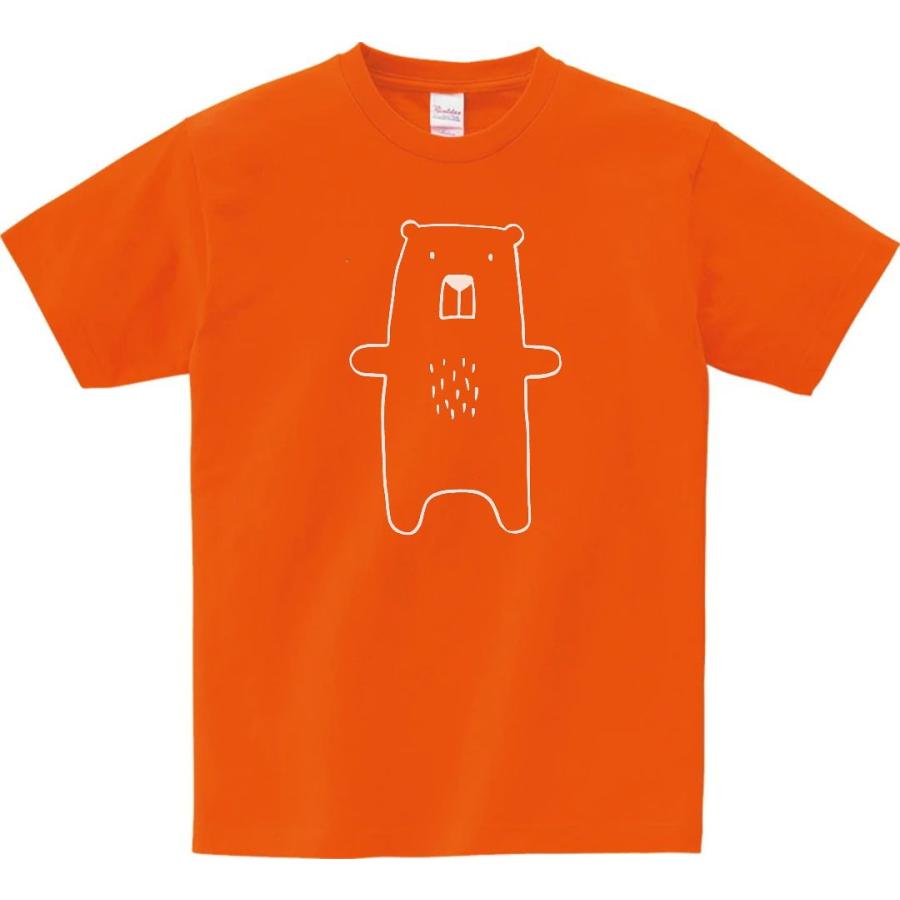 小熊まむ Tシャツ Peek-A-Boo ただいま横断中です半袖Tシャツ LIN AL-75106