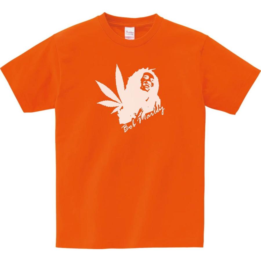 Bob Marley ボブ マーリー バンド ロック Tシャツ オレンジ : Tシャツ 