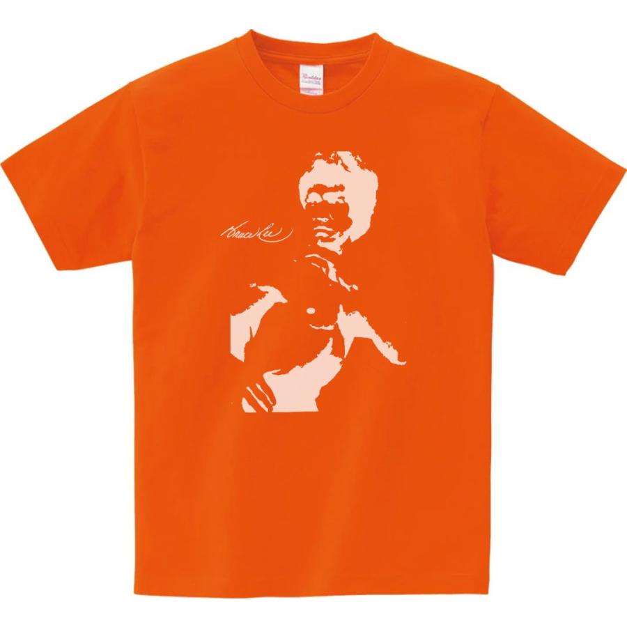 人物・有名人 Tシャツ ブルースリー オレンジ : Tシャツ専門店 T1500