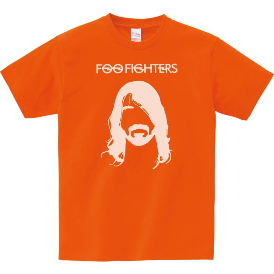 バンド ロック Tシャツ FOO FIGHTERS オレンジ : Tシャツ専門店 T1500