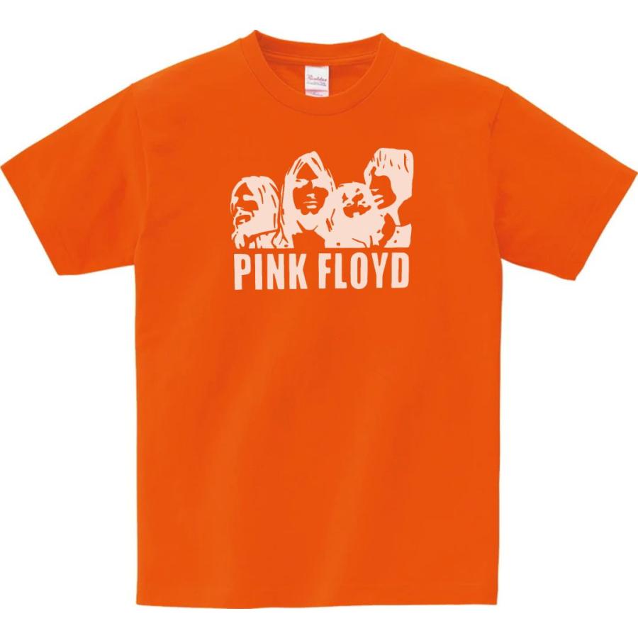 バンド ロック Tシャツ PINK FLOYD ピンクフロイド オレンジ : T