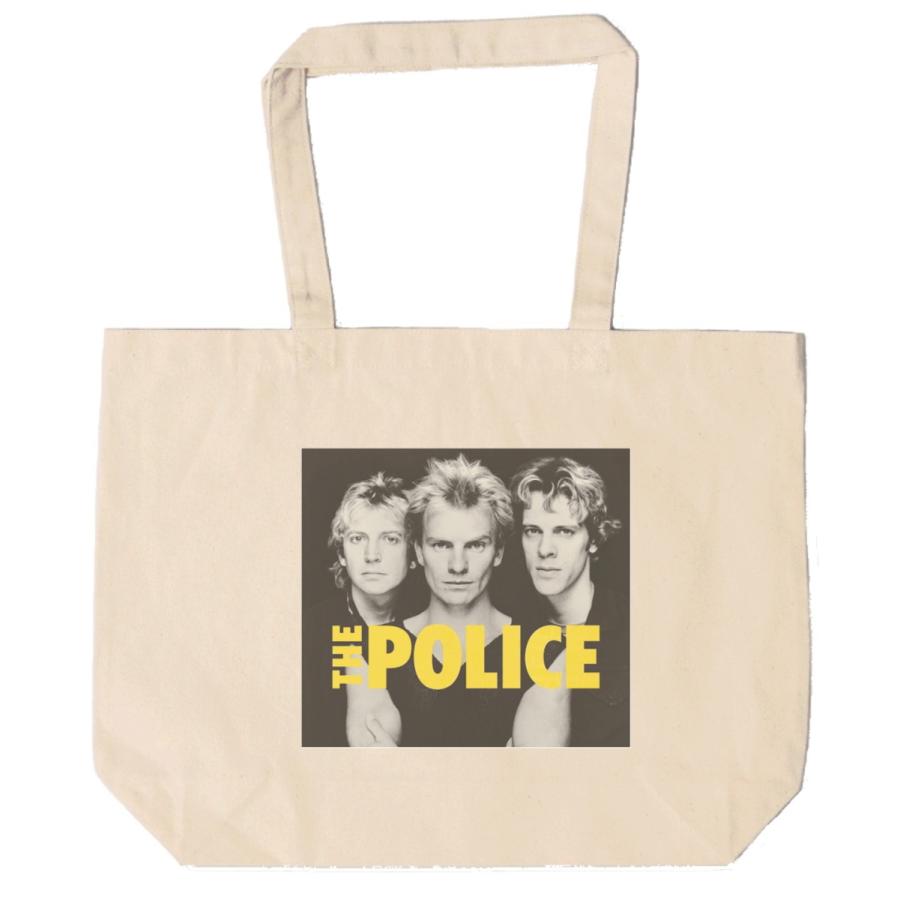 THE POLICE トートバッグ キャンバス 12oz 綿100％ ナチュラル色 音楽