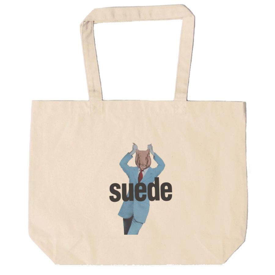 スウェード Suede トートバッグ キャンバス 12oz 綿100％ ナチュラル色