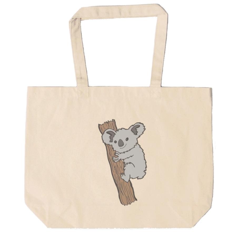 コアラ トートバッグ キャンバス 12oz 綿100％ ナチュラル色 : T