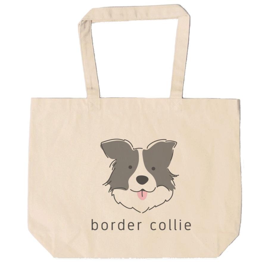 イヌ 犬 ボーダーコリー トートバッグ キャンバス 12oz 綿100
