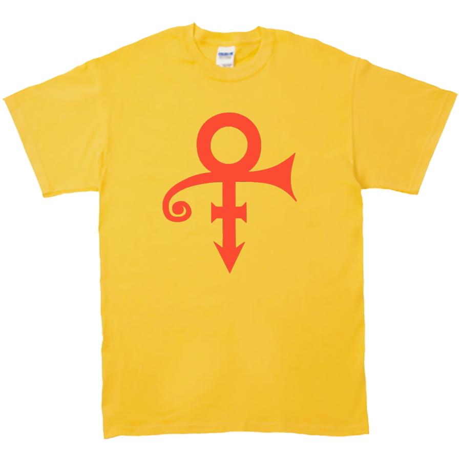 音楽・バンド・ロック・シネマ Tシャツ PRINCE プリンス イエロー : T