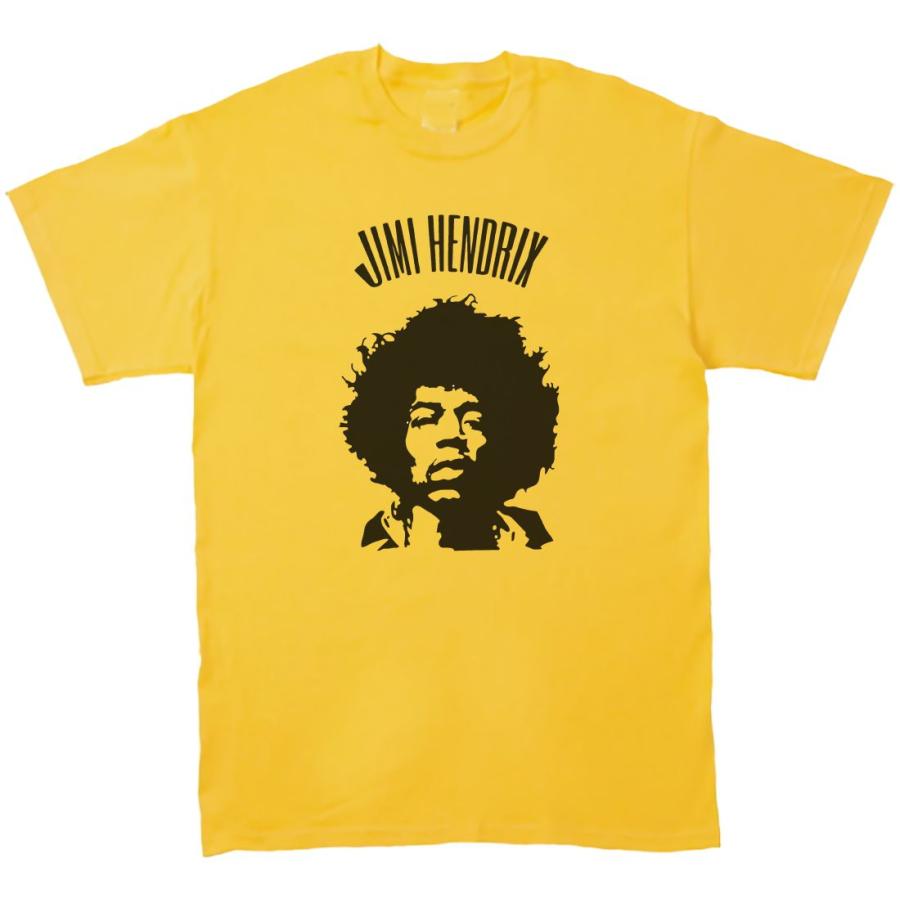 ジミ・ヘンドリックス Jimi Hendrix バンド ロック Tシャツ イエロー