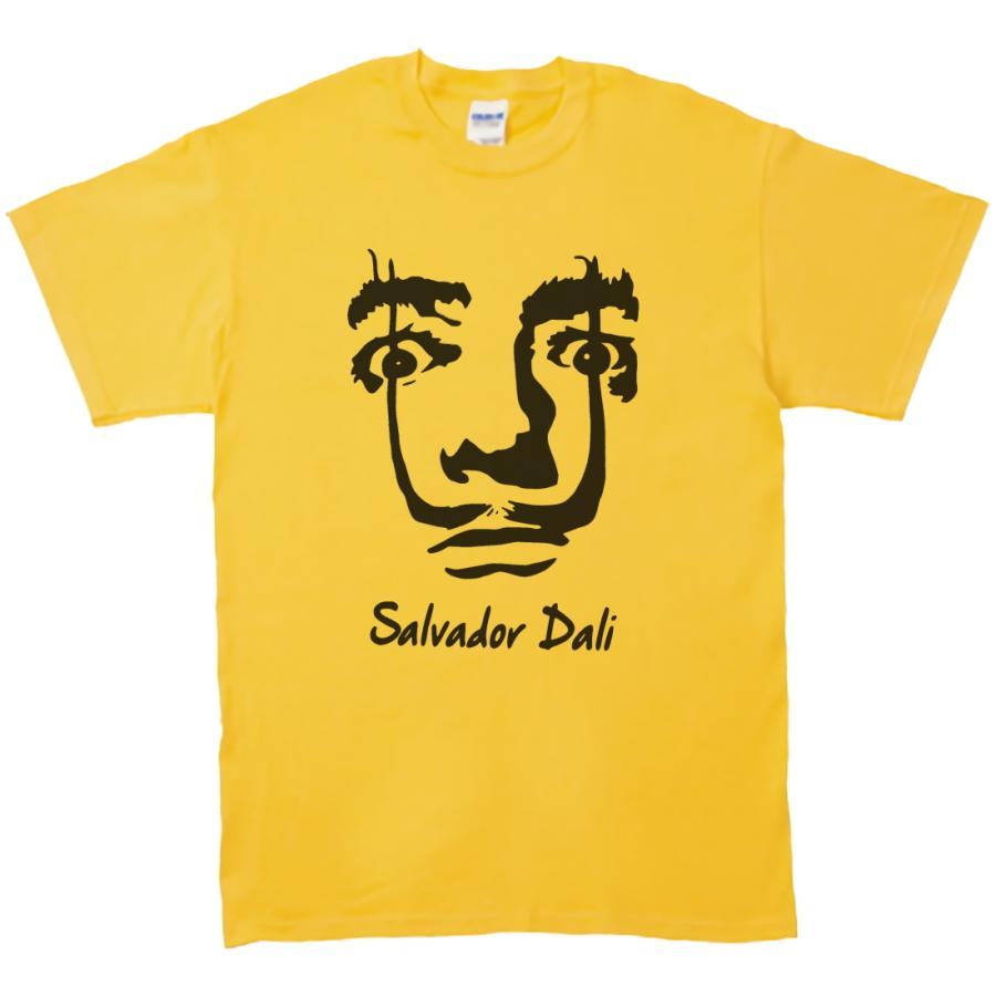 人物・有名人 Tシャツ サルバドールダリ イエロー : Tシャツ専門店