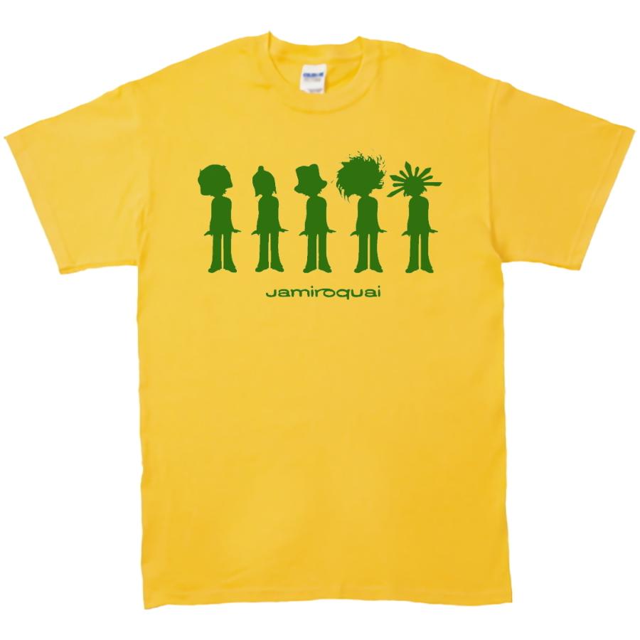 Jamiroquai ジャミロクワイ ツアーTシャツ イエロー M 音楽・バンド・ロック・シネマ Tシャツ jamroquai ジャミロクワイ