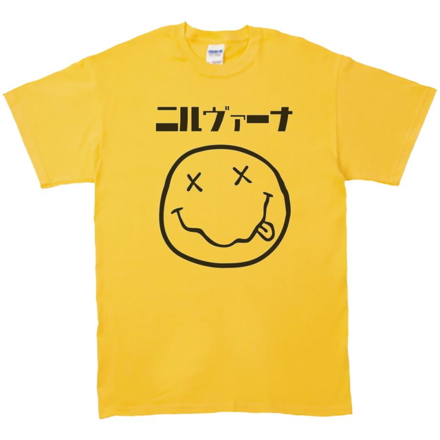 音楽・バンド・ロック・シネマ Tシャツ ニルヴァーナ イエロー