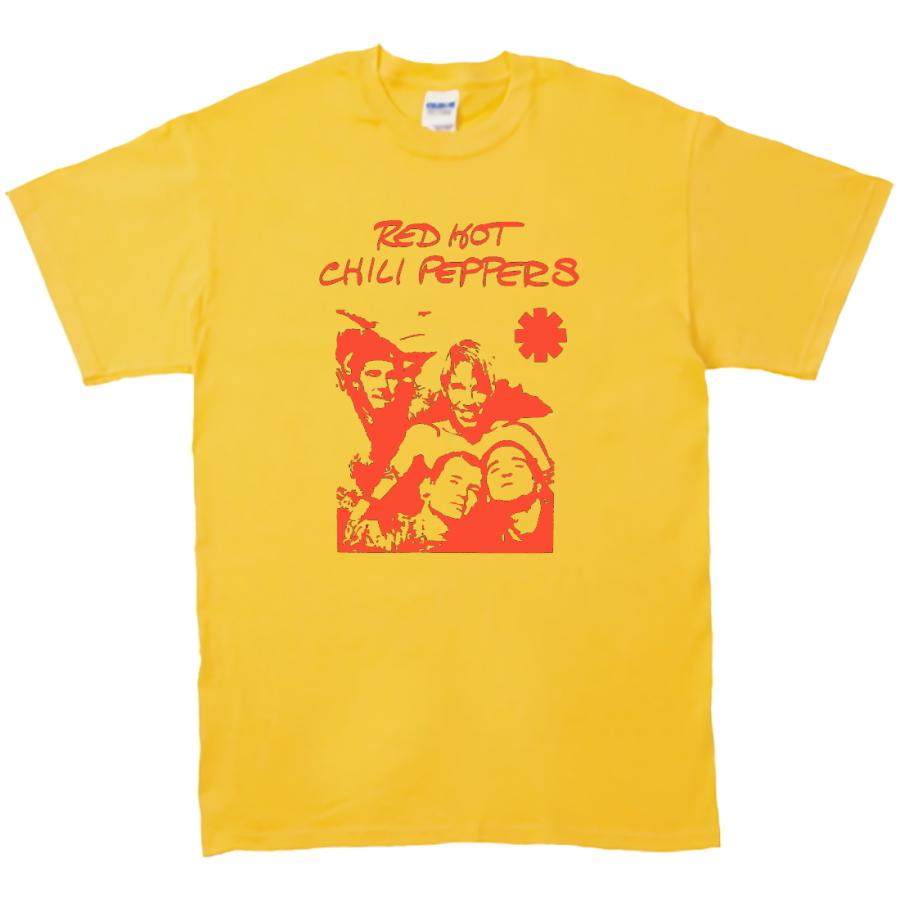 音楽・バンド・ロック・シネマ Tシャツ RED HOT CILIPEPPERS レッド