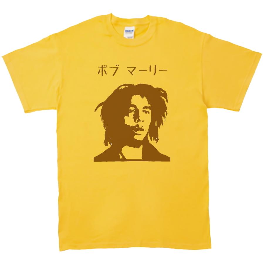 音楽・バンド・ロック・シネマ Tシャツ カタカナ ボブ マーリー 音楽・バンド・ロック・シネマ Tシャツ カタカナ ボブ マーリー