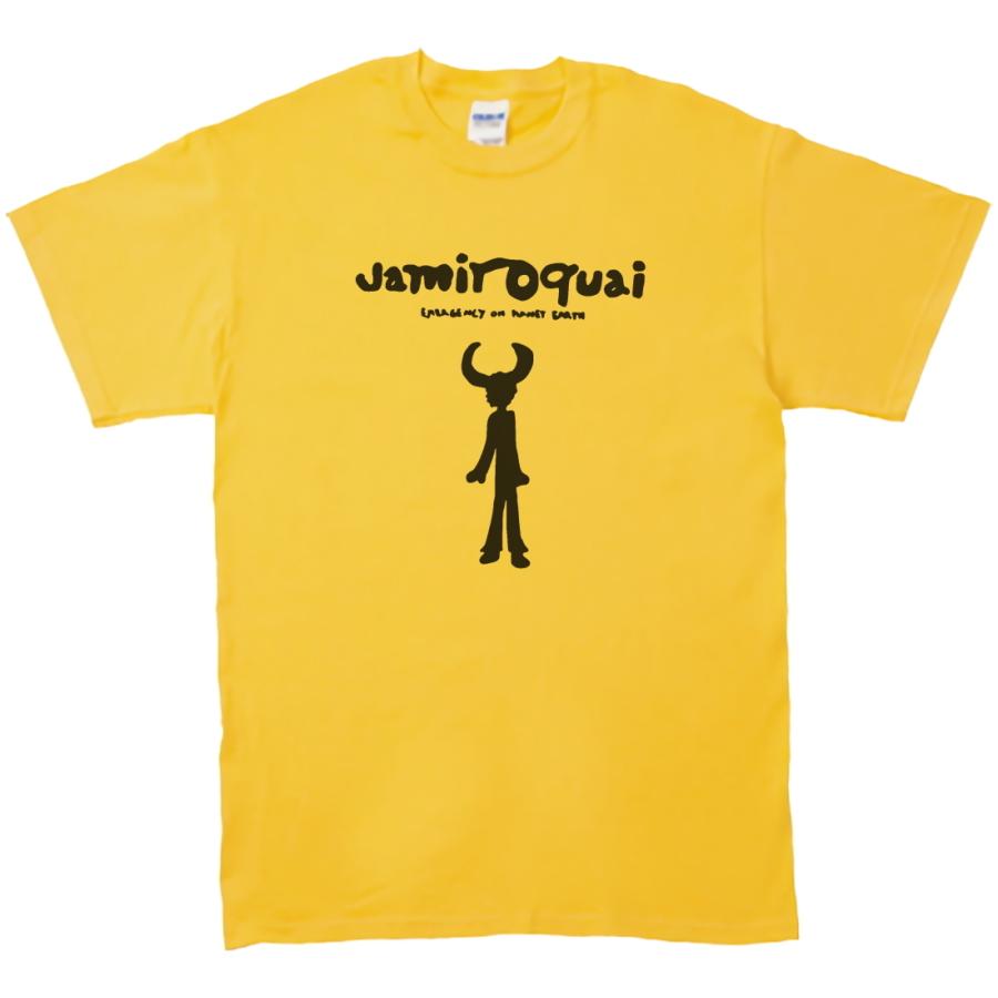 バンド ロック Tシャツ jamiroquai イエロー : Tシャツ専門店 T1500