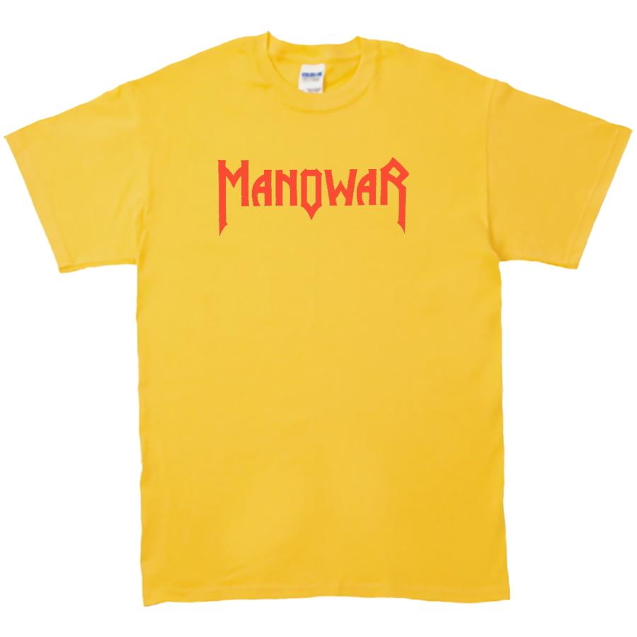 バンド ロック Tシャツ Manowar イエロー Y Zxc400 Tシャツ専門店 T1500 通販 Yahoo ショッピング