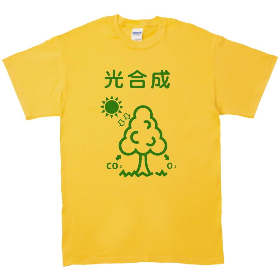 デザイン Tシャツ 光合成 イエロー : Tシャツ専門店 T1500