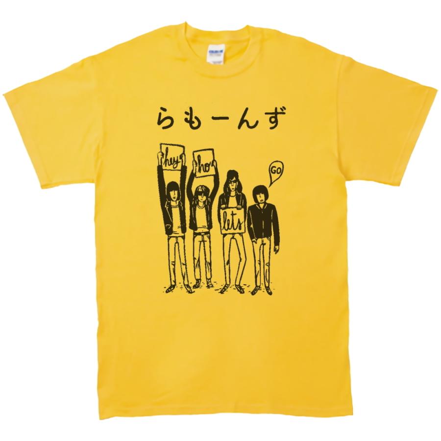 バンド ロック Tシャツ らもーんず イエロー : Tシャツ専門店 T1500