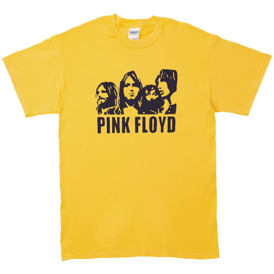 バンド ロック Tシャツ PINK FLOYD ピンクフロイド イエロー : T