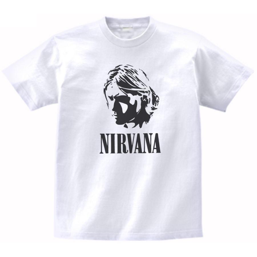 カートコバーン NIRVANA バンド ロック Tシャツ 白 : Tシャツ専門店 