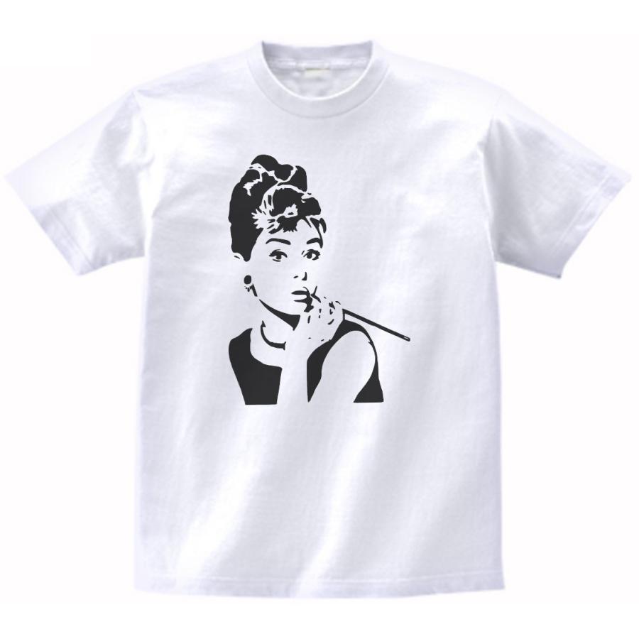 オードリーヘップバーン バンド ロック Tシャツ 白 : Tシャツ専門店