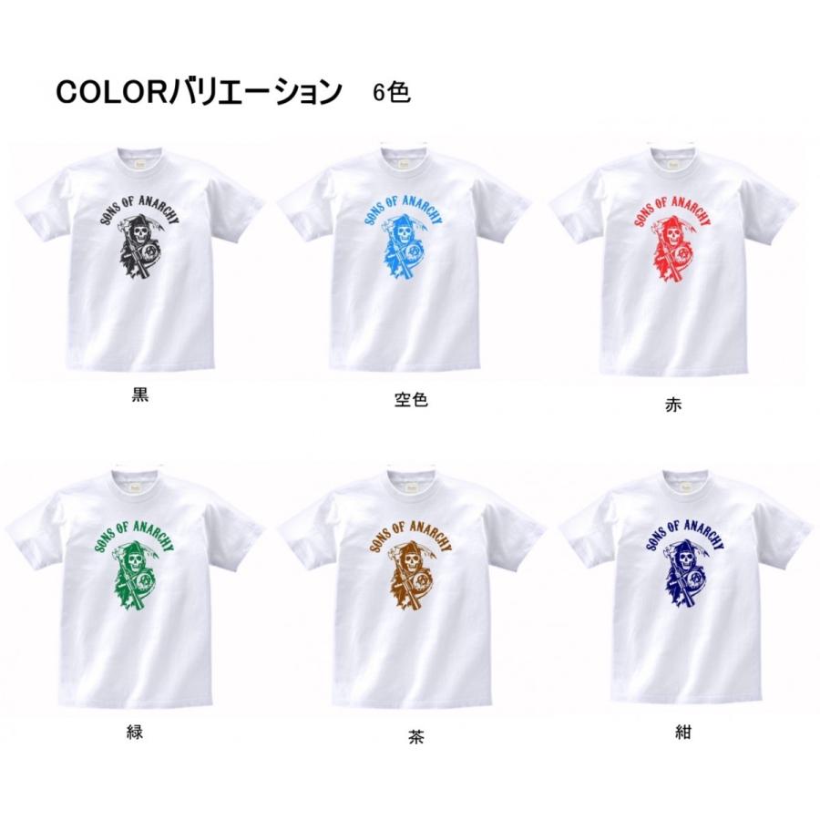 音楽・バンド・ロック・シネマ Tシャツ SONS OF ANARCHY 白 : Tシャツ