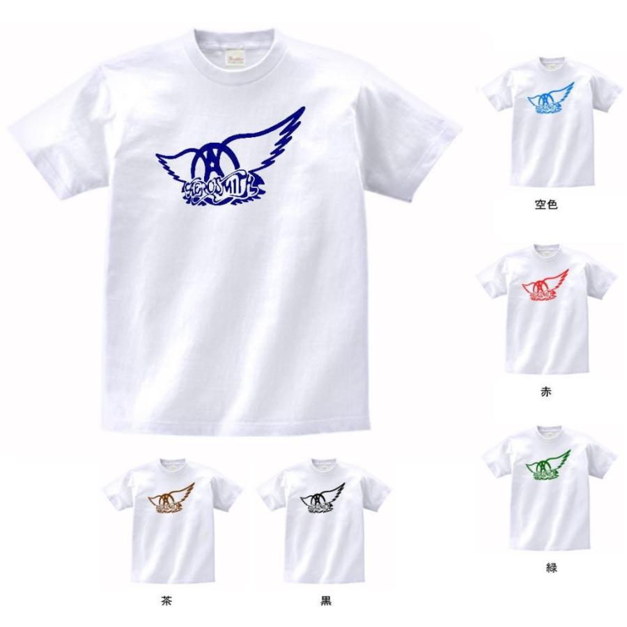 音楽・バンド・ロック・シネマ Tシャツ AERO SMITH エアロスミス 白