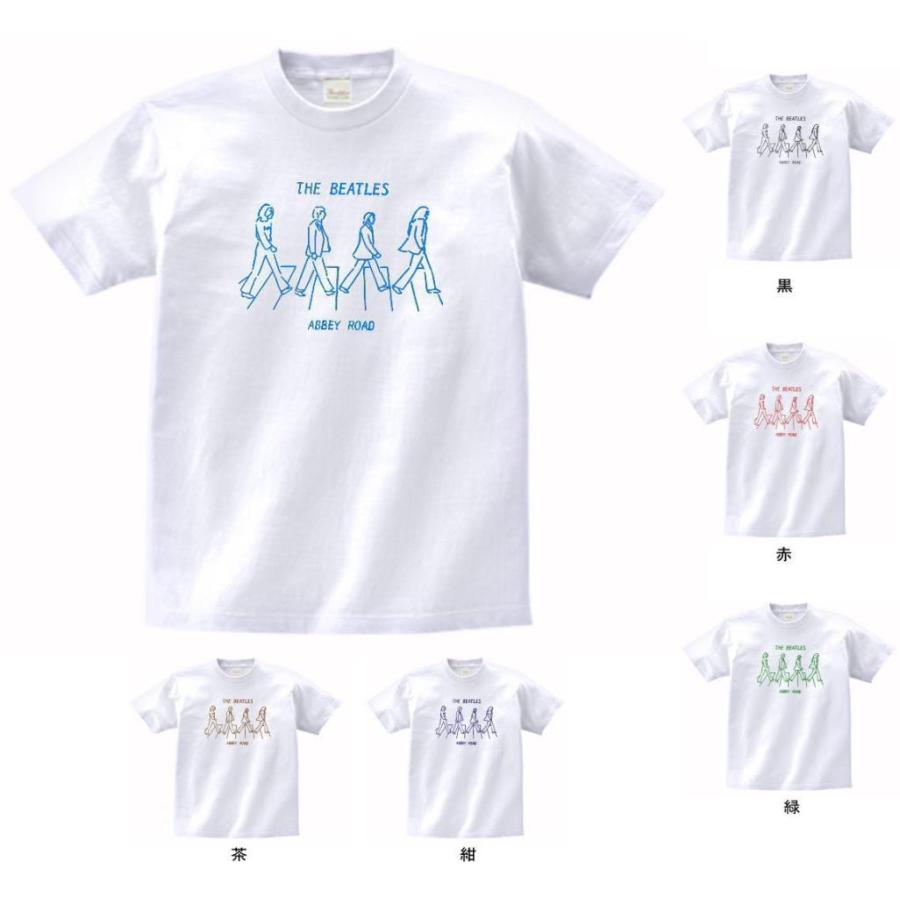 音楽・バンド・ロック・シネマ Tシャツ THE BEATLES ビートルズ 白 : T