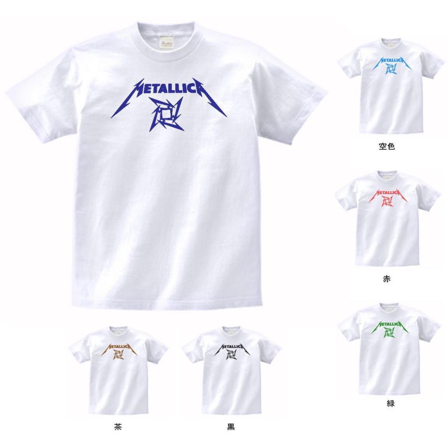 バンド ロック Tシャツ METALLICA 白 : Tシャツ専門店 T1500 - 通販