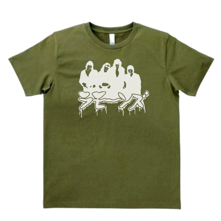 バンド ロック Tシャツ カタカナ Ramones ラモーンズ カーキー Mlサイズ Zxc403w Tシャツ専門店 T1500 通販 Yahoo ショッピング
