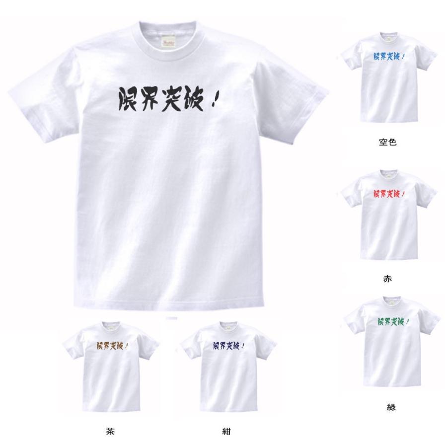 文字 Tシャツ 限界突破！ 白 : Tシャツ専門店 T1500 - 通販 - Yahoo