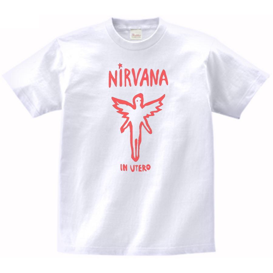 NIRVANA ニルヴァーナ バンド ロック Tシャツ 白 : Tシャツ専門 NIRVANA ニルヴァーナ バンド ロック Tシャツ 白 : Tシャツ専門