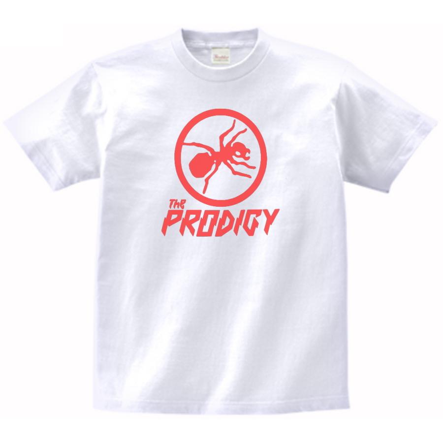 ザ・プロディジー The Prodigy バンド ロック Tシャツ 白 : T ザ・プロディジー The Prodigy バンド ロック Tシャツ 白 : T