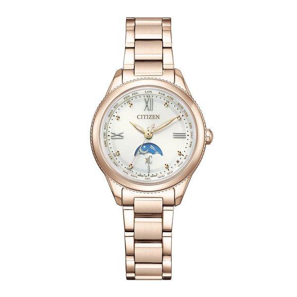 【ノベルティプレゼントCP】CITIZEN xC シチズン クロスシー daichi collection 太陽 月 サクラピンク レディース腕時計 EE1004-57A