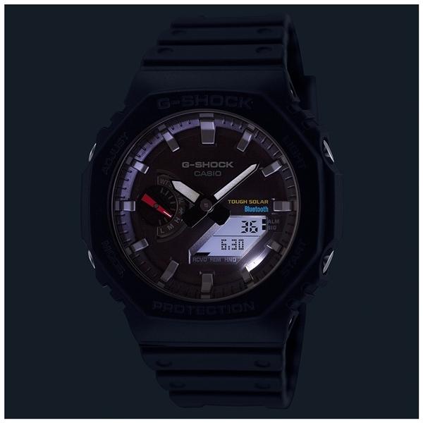 国内正規品 CASIO G-SHOCK カシオ Gショック アナデジ タフソーラー 薄型 八角形 ブラック メンズ腕時計 GA-B2100-1AJF｜t1me-shop-a｜04
