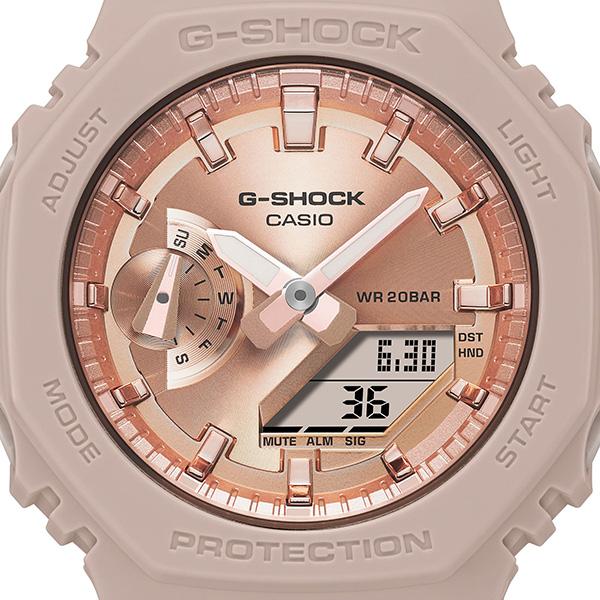 国内正規品 CASIO G-SHOCK カシオ Gショック 八角形  ピンクゴールド文字板 ユニセックス腕時計 GMA-S2100MD-4AJF｜t1me-shop-a｜02