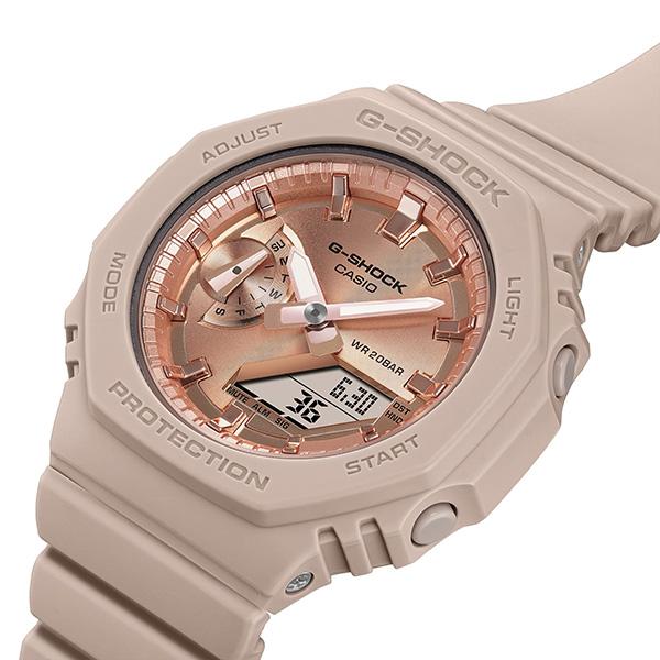 国内正規品 CASIO G-SHOCK カシオ Gショック 八角形  ピンクゴールド文字板 ユニセックス腕時計 GMA-S2100MD-4AJF｜t1me-shop-a｜03