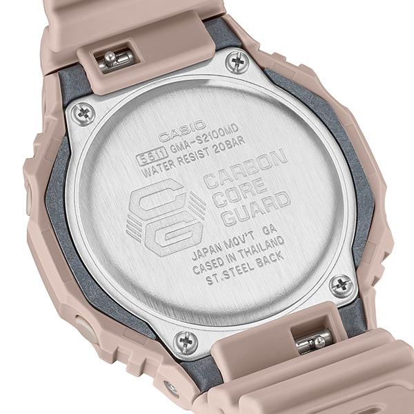 国内正規品 CASIO G-SHOCK カシオ Gショック 八角形  ピンクゴールド文字板 ユニセックス腕時計 GMA-S2100MD-4AJF｜t1me-shop-a｜05