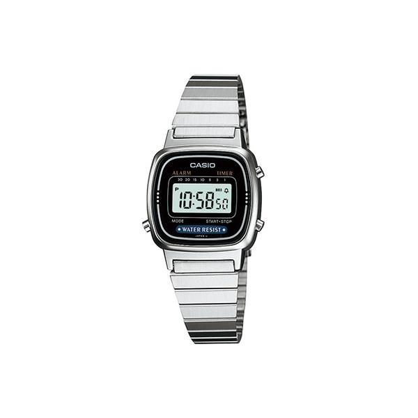 国内正規品 CASIO Collection カシオ コレクション ベストセラー クラシカル シンプル シルバー レディース腕時計 LA670WA-1A2JF｜t1me-shop-a