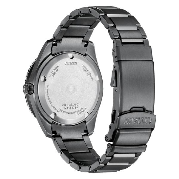 CITIZEN PRO MASTER シチズン プロマスター MARINEシリーズ フジツボダイバー グレー ブラック メンズ腕時計 NB6025-59H｜t1me-shop-a｜02
