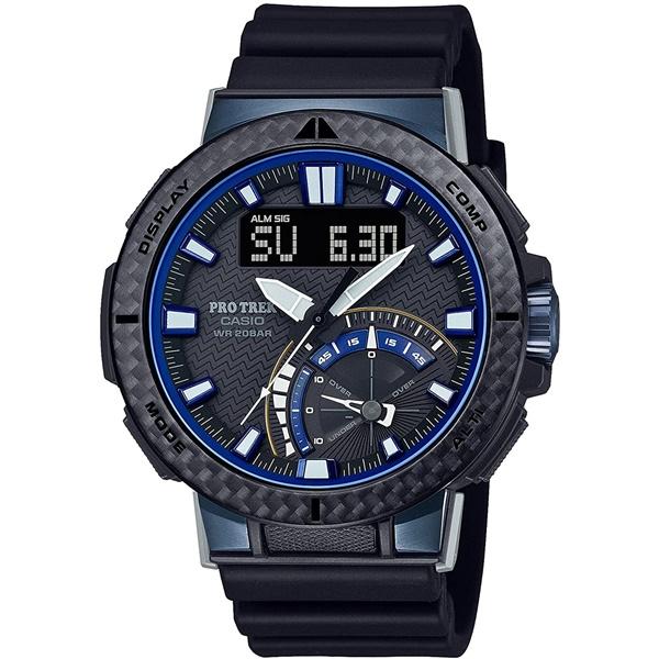 【30％OFF】 国内正規品 PRW-73X-1JF メンズ腕時計 ブラック×ブルー アングラーライン プロトレック カシオ TREK PRO CASIO 腕時計