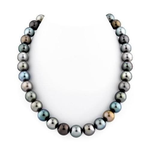 14k ゴールド 11 12mm Tahitian サウス シー マルチカラー ク ネックレス 海外取寄せ品 新作 Cultured パール a