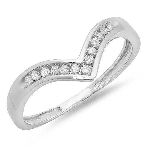 ホワイト 0 10 ホワイト Ctw ラウンド ウエディング ゴールド Carat バンド 14k ダイヤモンド バンド 14k ゴールド Guard シ 海外取寄せ品 Ya T2mart