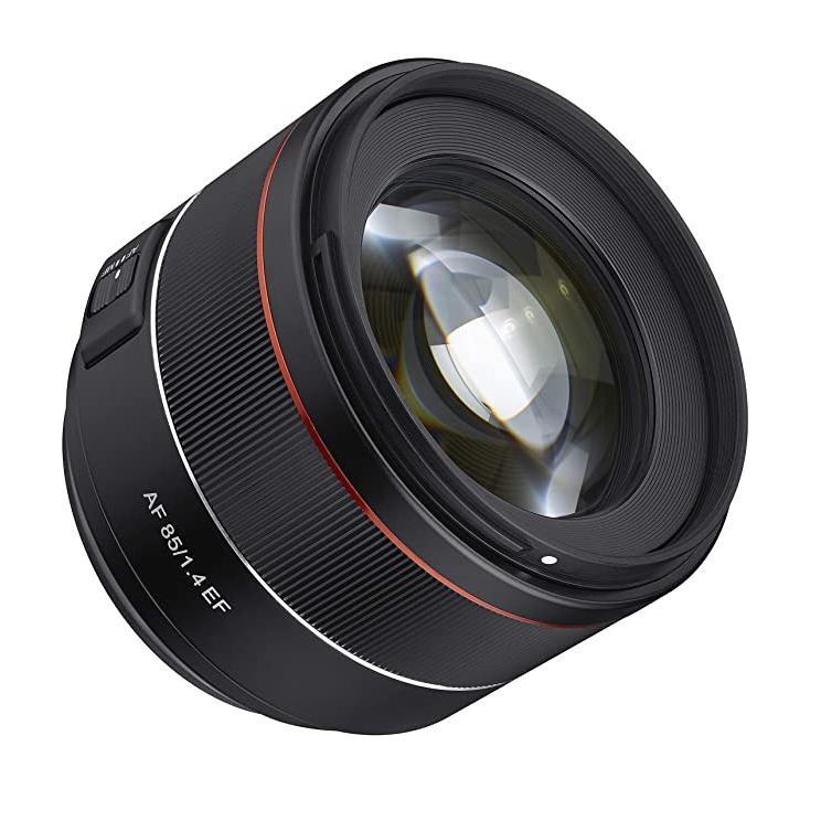 Rokinon 85mm F1.4 AF レンズ for キャノン Canon EF Mount, ブラック (IO85AF-C)(海外取寄せ品) その他レンズアクセサリー