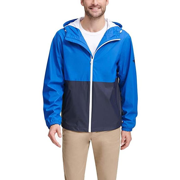 人気ブランドを Slicker Rain Waterproof Shawn The Men S Dockers Jacke スモール 海外取寄せ品 ブルー Navy Galaxy ジャケット Slicker レイン 防水 Shawn The メンズ Dockers コート アウター