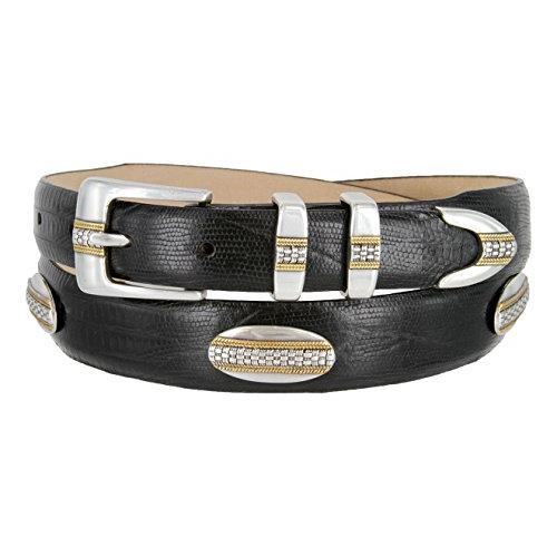半額品 St Andrews ゴールド イタリア リザード エンボス Golf ベルト With Conchos Lizard ブラ 海外取寄せ品 Sale 送料無料 Www Skylanceronline Com