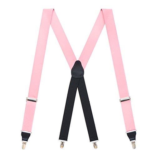 Suspender ストアー メンズ Light ピンク グログラン CLIP Suspenders(海外取寄せ品) サスペンダー