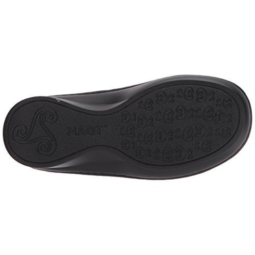 Naot レディース リズム メアリー Jane Flat ブラック レイブン レザー ブラック ベルベット ヌバック ブラック 海外取寄せ品 Ya Naot レディース リズム メアリー Jane Flat ブラック レイブン レザー ブラック ベルベット ヌバック ブラック