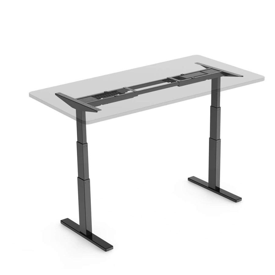 高さ調節スタンドアップワークテーブル学習机勉強机 Flexispot ブラックe3b 電動式スタンディングデスク T2spaceのflexispot オフィス家具 B0747v3x T2space