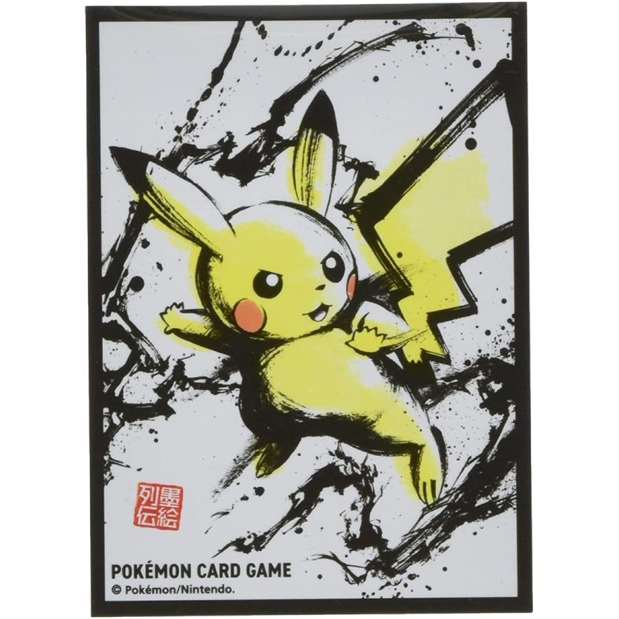 ポケモンセンターオリジナル ポケモンカードゲーム デッキシールド 墨絵列伝 ピカチュウ ポケモン Owircmolas Pl