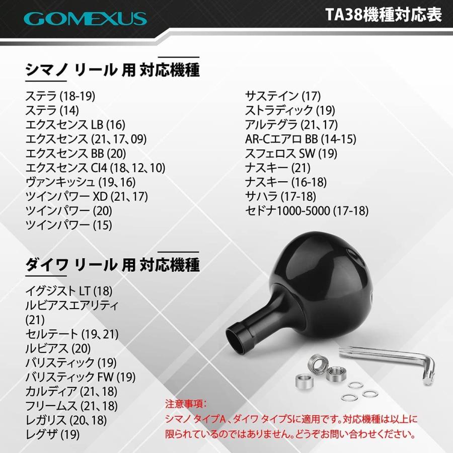在庫一掃 ゴメクサス パワーハンドルノブ 38 チタン ショアジギング ダイワ シマノ スピニングリールパーツ Fdctheclub Com